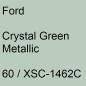 Preview: Ford, Crystal Green Metallic, 60 / XSC-1462C.